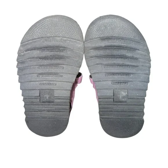 Dr. Martens Klaire Toddler Size 9 Purple Black Classic Leather Strappy Sandals - Picture 4 of 5